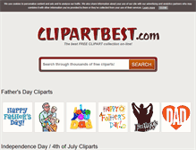 Tablet Screenshot of clipartbest.com